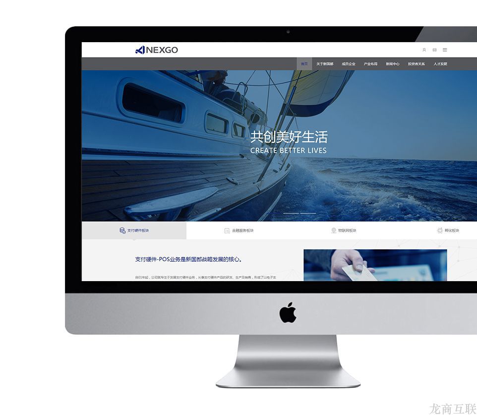 新国都集团网站建设项目