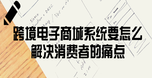 抖拓济南跨境电子商城系统要怎么解决消费者的痛点